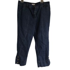 Charter Club Blue Denim Capris Siez 14 Women's